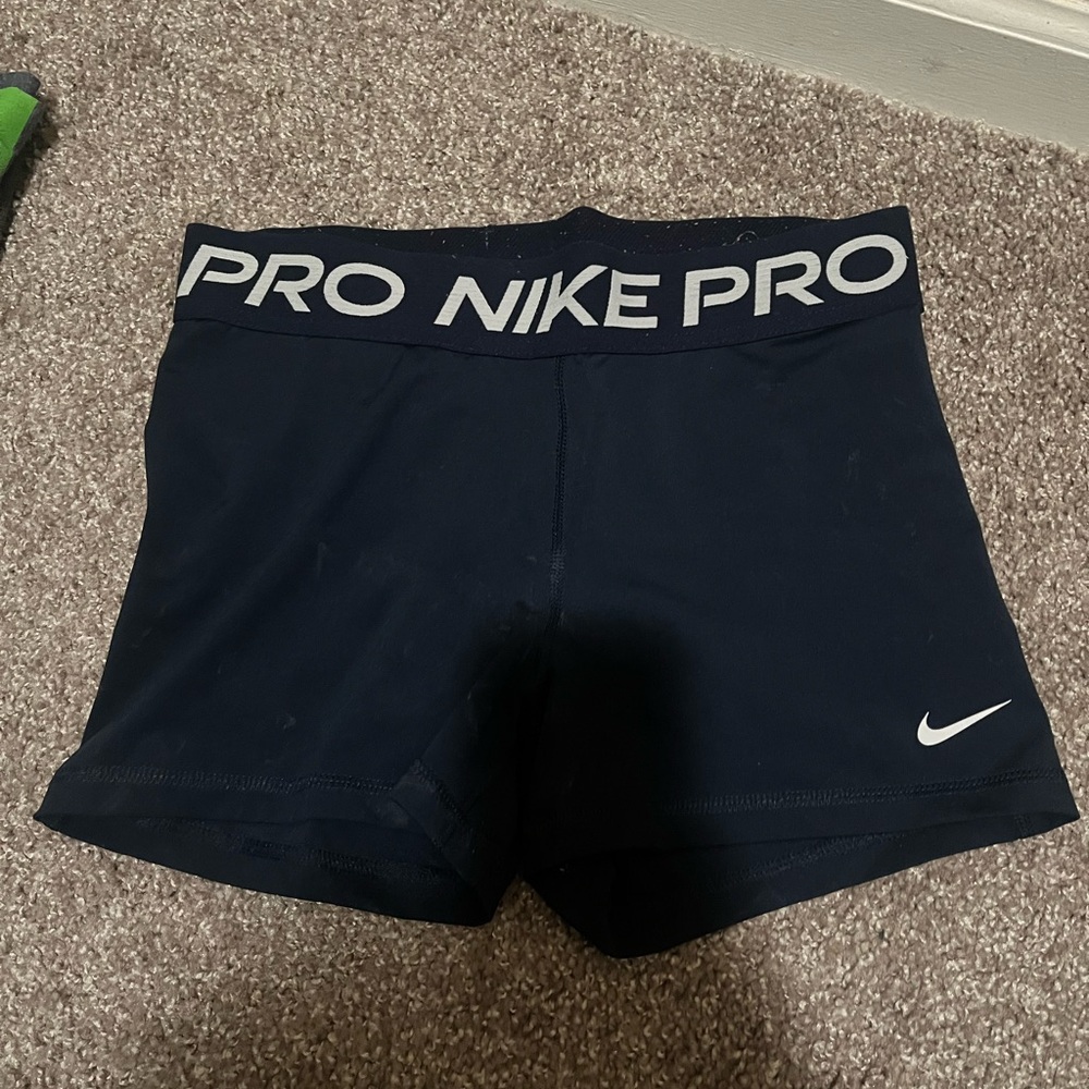 Nike Pro Women's Navy Spandex Shorts